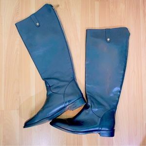 Charles David Leather Knee High Boots Made in Italy Size 8.5